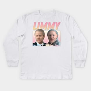 Limmy //// Retro Aesthetic Fan Art Design Kids Long Sleeve T-Shirt